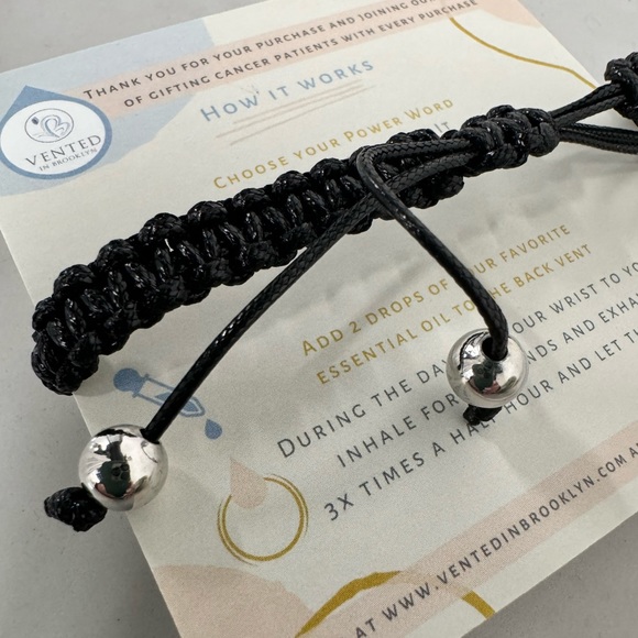 Vented Aromatherapy Watch Me Silver Bracelet - Picture 9 of 13